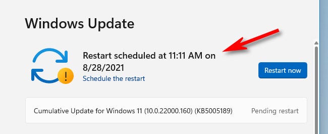 怎么在Windows 11上為Windows更新安排重新啟動？