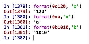 python 實(shí)現(xiàn)format進(jìn)制轉(zhuǎn)換與刪除進(jìn)制前綴