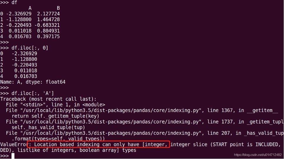 聊聊Python pandas 中l(wèi)oc函數(shù)的使用,及跟iloc的區(qū)別說(shuō)明