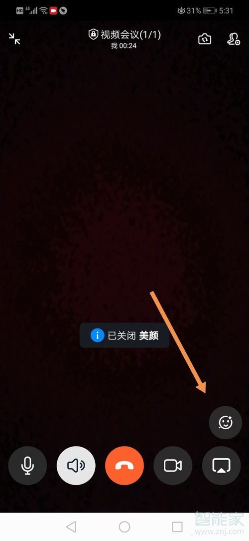 手機(jī)釘釘視頻會(huì)議怎么開(kāi)美顏