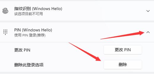 Win11如何取消pin碼登錄？Win11取消pin碼登錄的方法