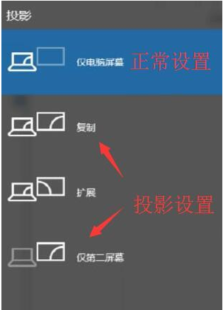 Win10專業(yè)版怎么連接設(shè)置投影儀？