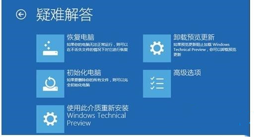 Win10找不到恢復(fù)環(huán)境怎么辦？Win10重置系統(tǒng)沒(méi)有恢復(fù)介質(zhì)解決方法