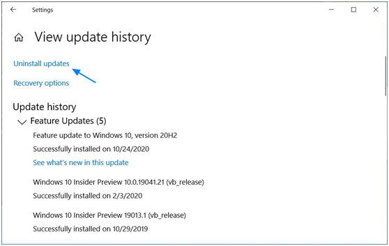 如何卸載Win10 20H2版本，并降級到以前的版本？