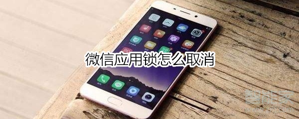 微信應(yīng)用鎖怎么取消