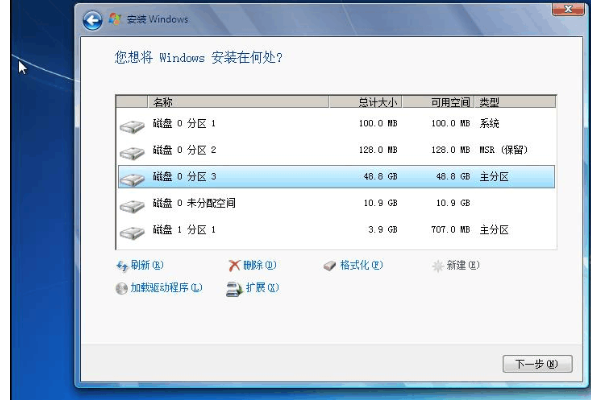U盤裝系統提示windows無法安裝到這個磁盤選中的磁盤采用GPT分區形式怎么辦？