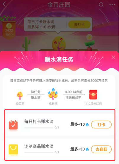 如何養(yǎng)搖錢(qián)樹(shù)瓜分淘寶雙11的3000萬(wàn)紅包