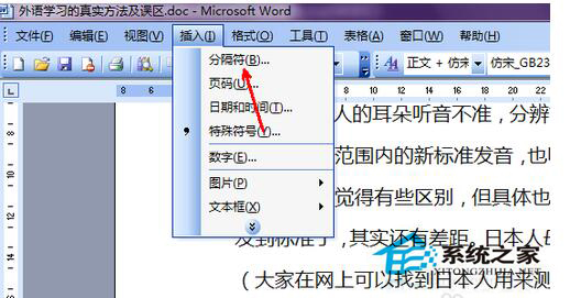 Word分頁符怎么用？Word插入分頁符的方法