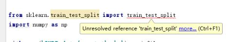 python中導(dǎo)入 train_test_split提示錯誤的解決