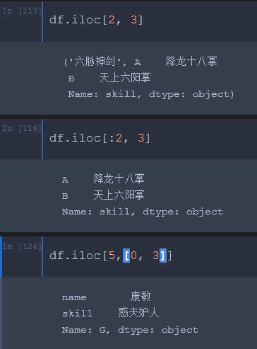 Python Dataframe常見(jiàn)索引方式詳解