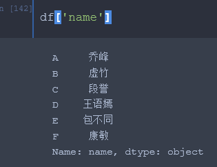 Python Dataframe常見(jiàn)索引方式詳解
