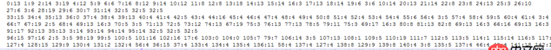 python - 每行數(shù)據(jù)不多，只是整體數(shù)據(jù)共有7303行，在讀取每一行的時候，為什么顯示太大了？