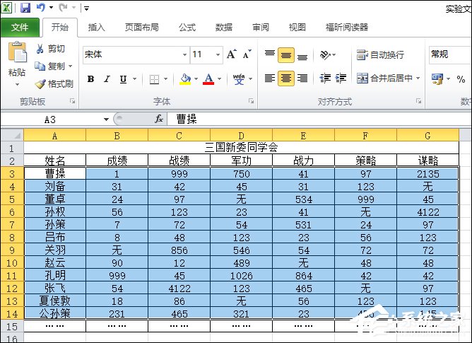 表格如何隔行填充顏色？Excel表格底色隔行填充方法