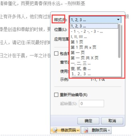wps2007如何插入頁碼？wps2007插入頁碼圖文介紹
