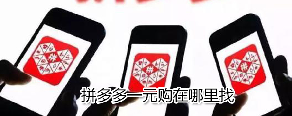 拼多多一元購(gòu)在什么位置_拼多多一元購(gòu)位置分享