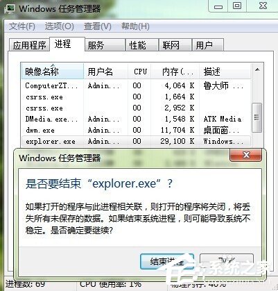 如何解決Win7開機后桌面什么都沒有的問題？