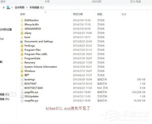 Win8.1系統(tǒng)中的Hiberfil.sys是什么文件?刪除Hiberfil.sys文件的方法