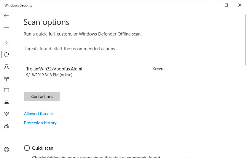 Win10怎么使用Windows Defender掃描文件夾中的惡意軟件？