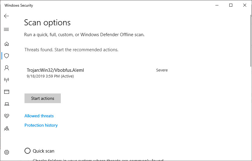 Win10怎么使用Windows Defender掃描文件夾中的惡意軟件？