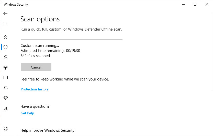 Win10怎么使用Windows Defender掃描文件夾中的惡意軟件？