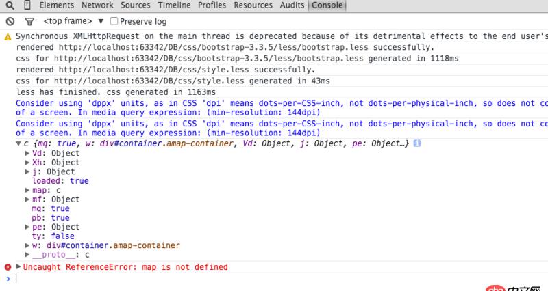 angular.js - angularjs中添加高德地圖API，地圖顯示不正常，控制臺報錯，何解？