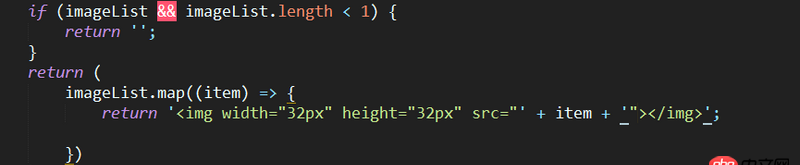 javascript - map 渲染img標簽時，會出現圖片中間會以逗號分隔。是因為什么？