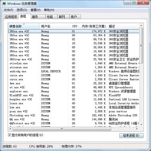 win7系統(tǒng)中優(yōu)化進程具體操作方法