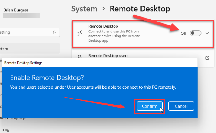 Windows11啟用遠(yuǎn)程桌面ROP方法介紹