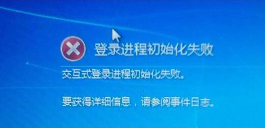 win7電腦中出現(xiàn)登陸進程初始化失敗的詳細(xì)解決方法