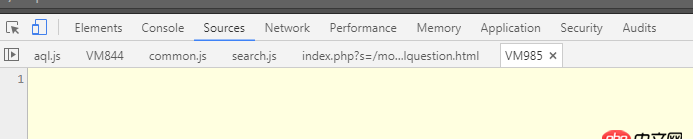 javascript - chrome斷點(diǎn)調(diào)試時，經(jīng)常出現(xiàn)很多vm開頭的文件，隱身模式卻沒有，請問如何屏蔽？