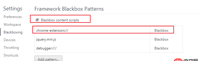 javascript - chrome斷點(diǎn)調(diào)試時，經(jīng)常出現(xiàn)很多vm開頭的文件，隱身模式卻沒有，請問如何屏蔽？