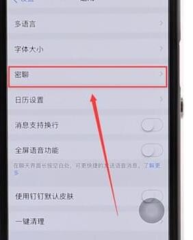 釘釘設(shè)置密聊操作流程