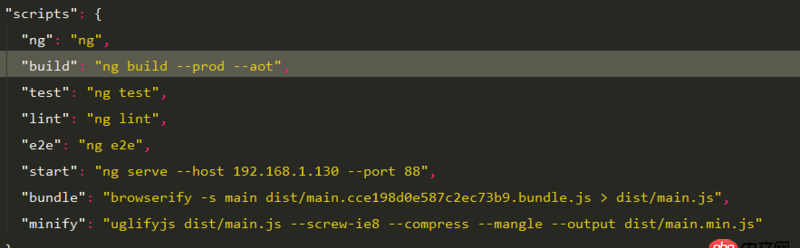 javascript - angular-cli使用ng build --prod 和ng build --prod --aot 打包文件大小相同？