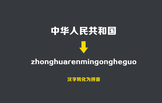 PHP漢字轉(zhuǎn)換為拼音的類(lèi)