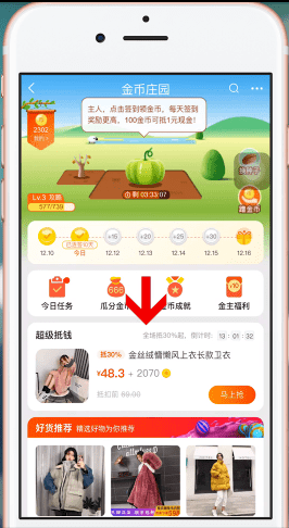 手機(jī)淘寶中使用淘寶幣買(mǎi)商品具體操作方法