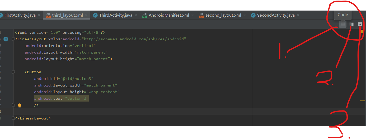 Android Studio 3.6 layout文件text模式切換問(wèn)題