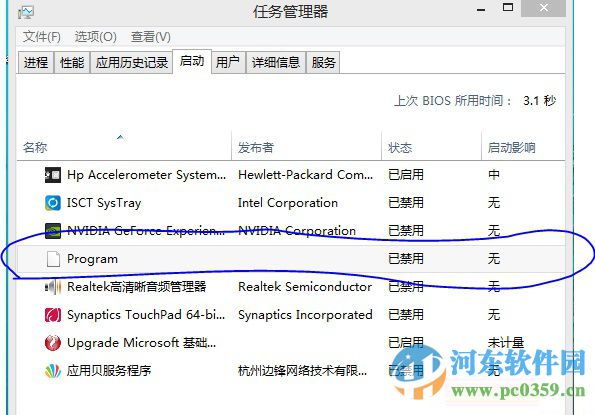 win8啟動(dòng)項(xiàng)program是什么？刪除program啟動(dòng)項(xiàng)的方法