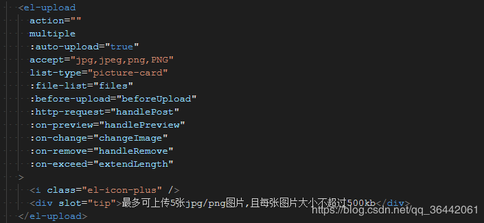 Vue+elementUI實現(xiàn)多圖片上傳與回顯功能（含回顯后繼續(xù)上傳或刪除）