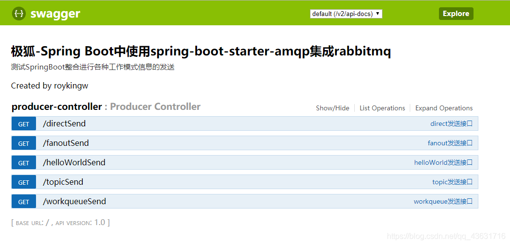 SpringBoot整合RabbitMQ的5種模式實戰(zhàn)