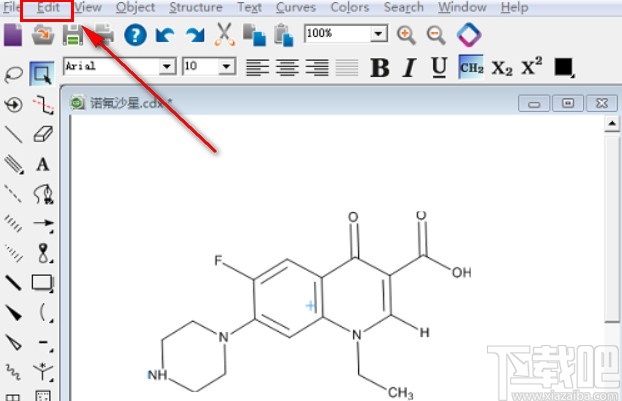 chemwindows旋轉(zhuǎn)結(jié)構(gòu)式的操作方法