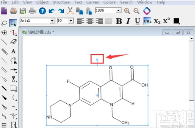 chemwindows旋轉(zhuǎn)結(jié)構(gòu)式的操作方法