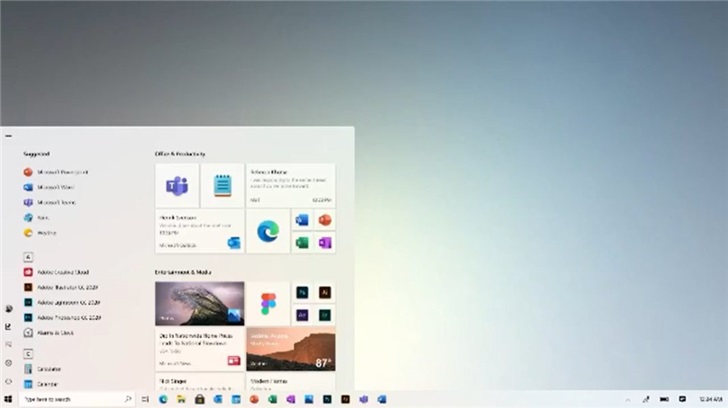 Win10系統(tǒng)新開始菜單文件資源管理器界面