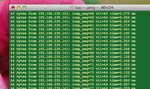 MacOS中如何使用ping命令？MacOS中ping命令的使用方法