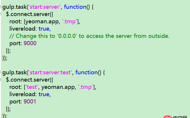 javascript - grunt server啟動報(bào)錯(cuò)