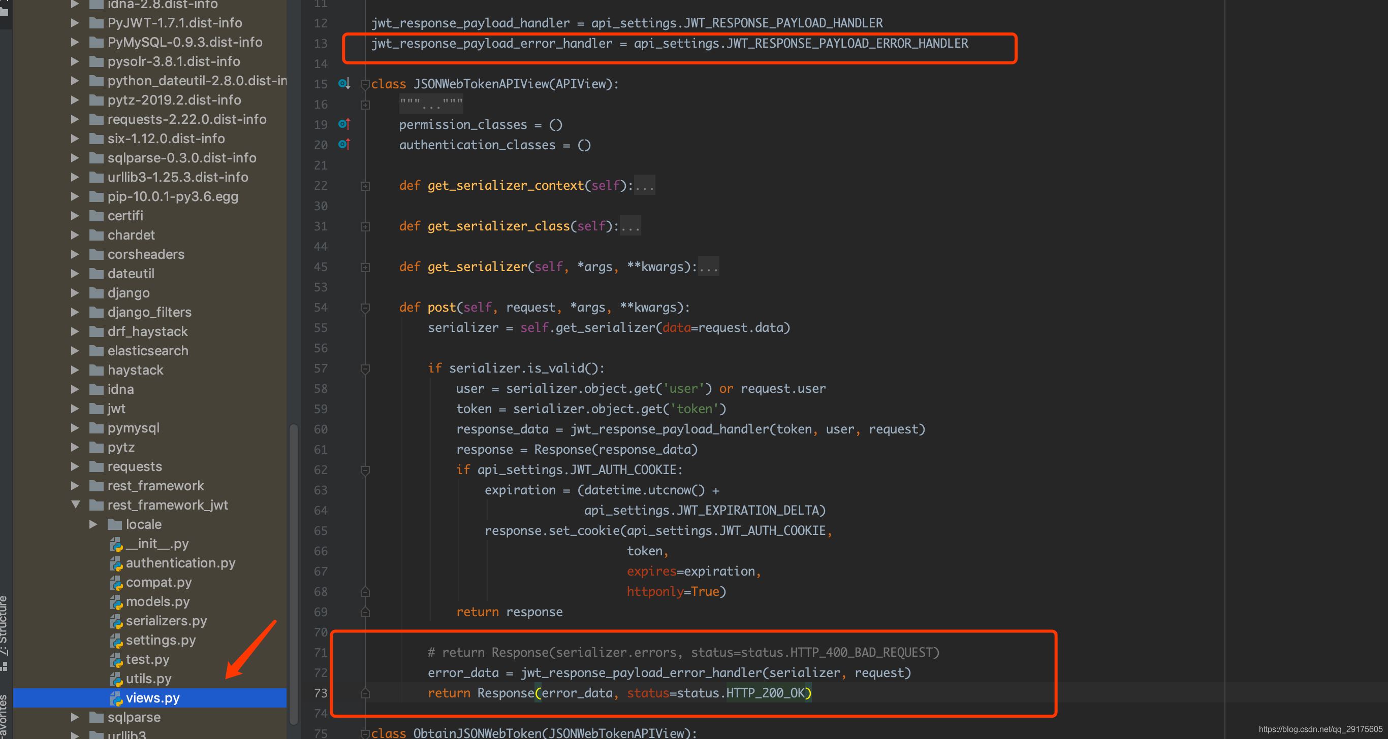 自定義Django_rest_framework_jwt登陸錯(cuò)誤返回的解決