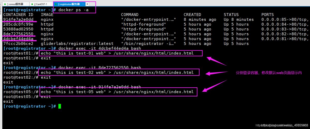 Docker consul的容器服務更新與發(fā)現(xiàn)的問題小結(jié)