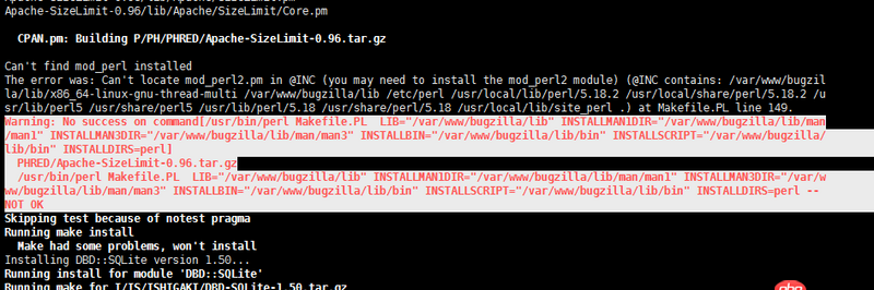 apache - ubuntu環境下安裝bugzilla，執行成功，但是訪問時候出現404 not found