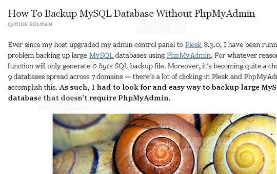 10個教程教你輕松備份MySQL數(shù)據(jù)庫