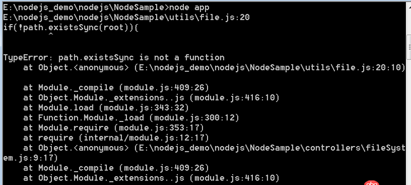 node.js - 這個(gè)nodejs的demo如何才能運(yùn)行展示？能幫看看嗎