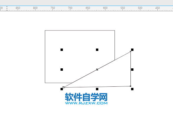 cdr矩形怎么切掉一個(gè)角？cdr矩形切掉一個(gè)角的方法